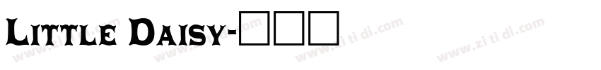 Little Daisy字体转换